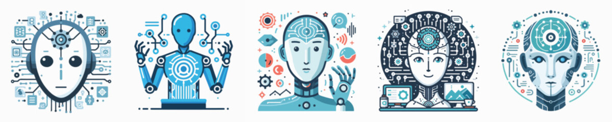 Obraz premium vector of artificial intelligence 