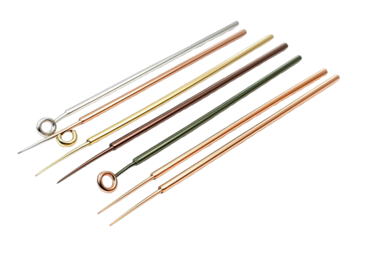 Assorted metal chopsticks, various colors and finishes