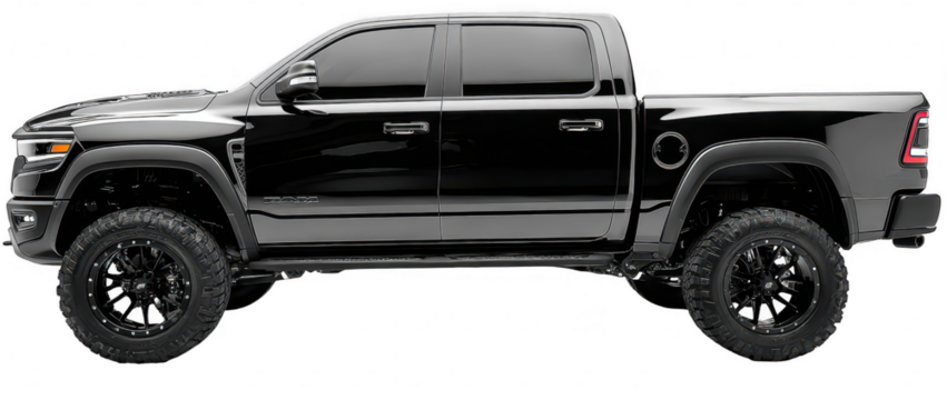 Black Truck Side Profile