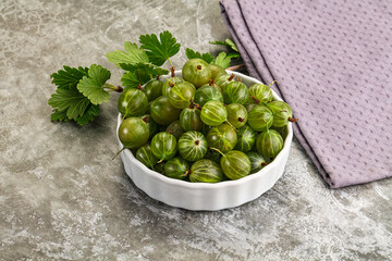 Ripe sweeet and juicy gooseberry