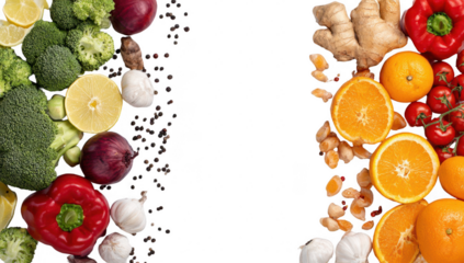 Fresh Produce Variety Display
