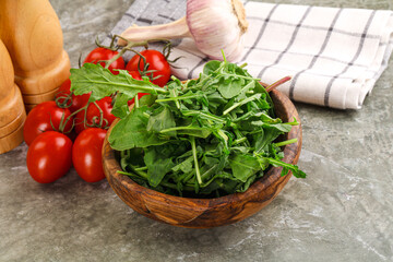 Arugula and spinach mix salad