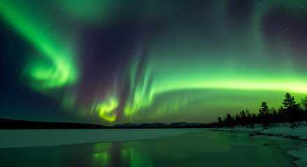 rainbow in the night