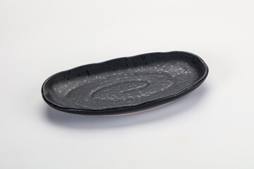 Empty clean color plate dishware