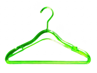 Green Plastic Clothes Hanger (9)