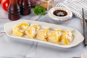 Japanese cuisine stuffed dumplings Gyoza