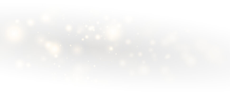 Party abstract background with glittering bokeh, glowing lights, and shimmering effects. Glamorous gold and silver sparkles create a magical, retro night atmosphere.