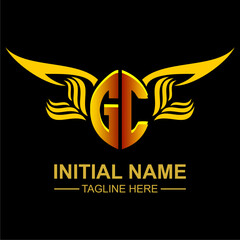 GC Golden Wing Emblem Logo