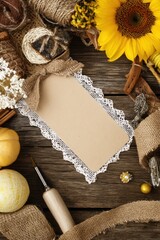 Creative wedding and birthday invitation card designs rustic setting decorative elements warm atmosphere