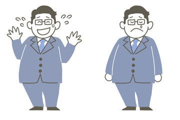 スーツの男性02-04