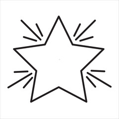 Compliment icon outline vector