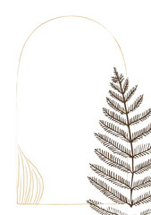 Botanical Arch Display Frame