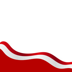 Indonesia Flag Footer