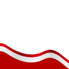 Indonesia Flag Footer
