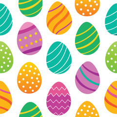 Easter eggs pattern