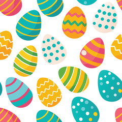 Easter eggs pattern