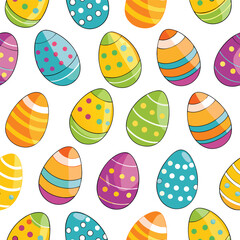Easter eggs pattern