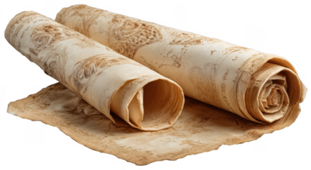 Antique Scrolls Historical Document