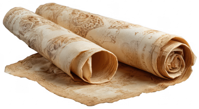 Antique Scrolls Historical Document