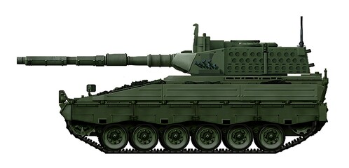 Concept of a light tank based on the Marder 1A5 with a CTS-105 turret © Tikros