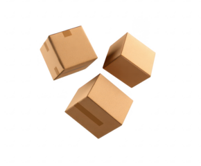 Cardboard Boxes in Flight