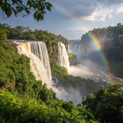 niagara falls from the rainbow