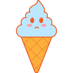 Ice Cream Cone Character