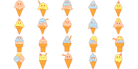 Ice Cream Cone Character