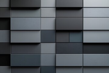abstract 3d geometric background with grey cubes and squares pattern