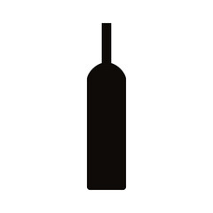 Bottle of alcohol icon vector. Bottle illustration sign. Alcohol symbol. Wine logo.