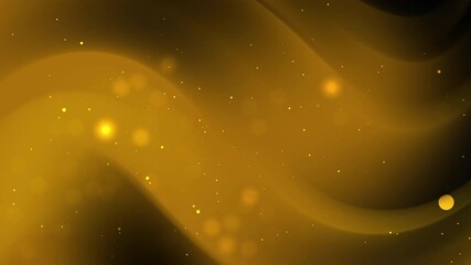 Golden swirling abstract waves with sparkles suitable for backgrounds, wallpapers, prints, digital art, packaging design, and artistic projects in general.