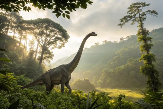 Fototapeta tyrannosaurus dinosaurs 3d render
