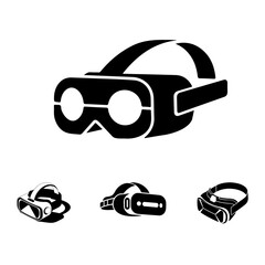 virtual reality vector icon illustration.