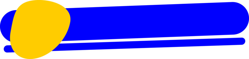 Obraz premium title banner flat rounded