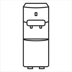 Dispenser icon outline vector
