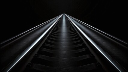 A photo featuring a series of elongated, dark lines that resemble a sleek.