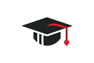 Zestique Graduation Cap Logo Icon Single graduation cap