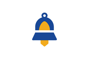 School Bell Logo Icon Design for Educational Institutions