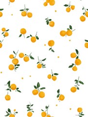 seamless pattern with fruits