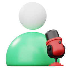 3D Talk User Icon