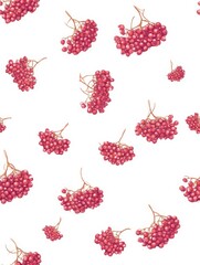 seamless pattern with fruits