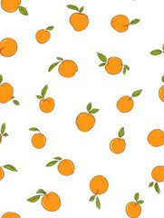 seamless pattern with fruits