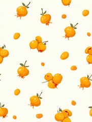 seamless pattern with fruits