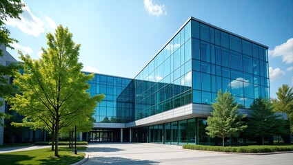modern office building