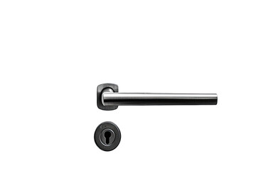 Sleek, modern door handle and lock