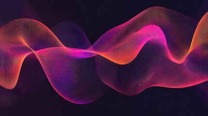 Fototapeta premium Abstract colorful flowing lines (16)