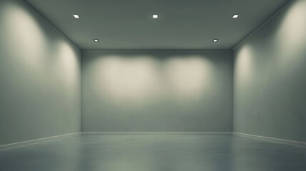Empty room, muted tones