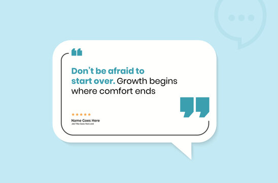 Creative Testimonial Editable Vector template, Quote template, speech bubbles, What our Clients Say, Review, Feedback, Infographic Template, positive and inspirational quote , text box design, rate us