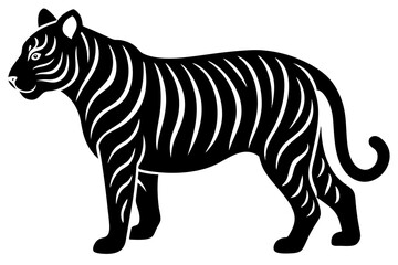 Silhouette Vector Art Illustration of