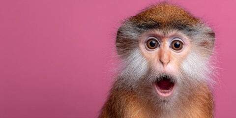 Obraz premium Adorable golden monkey with a stunned facial expression, captivating the world with its charm.